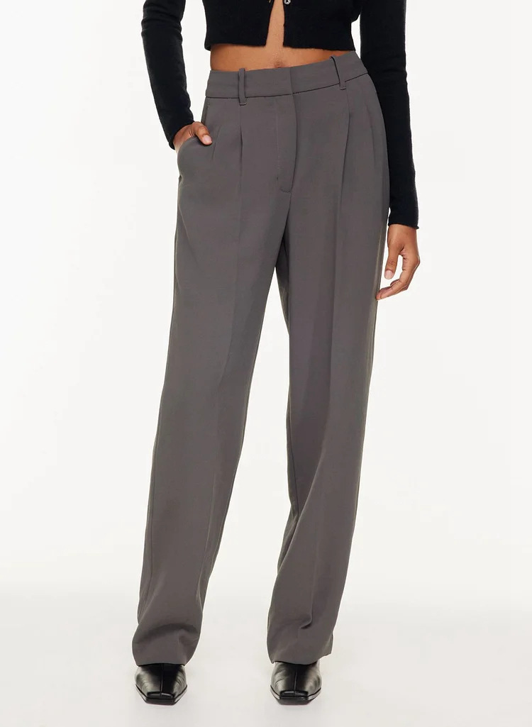 Wide-Legged Pants Suit