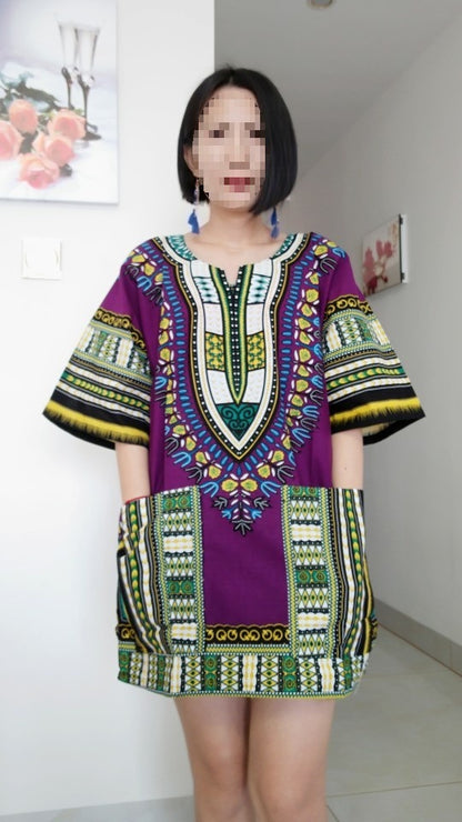 Women’s African Print Dashiki Tunic