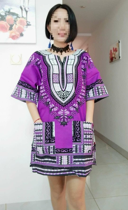 Women’s African Print Dashiki Tunic