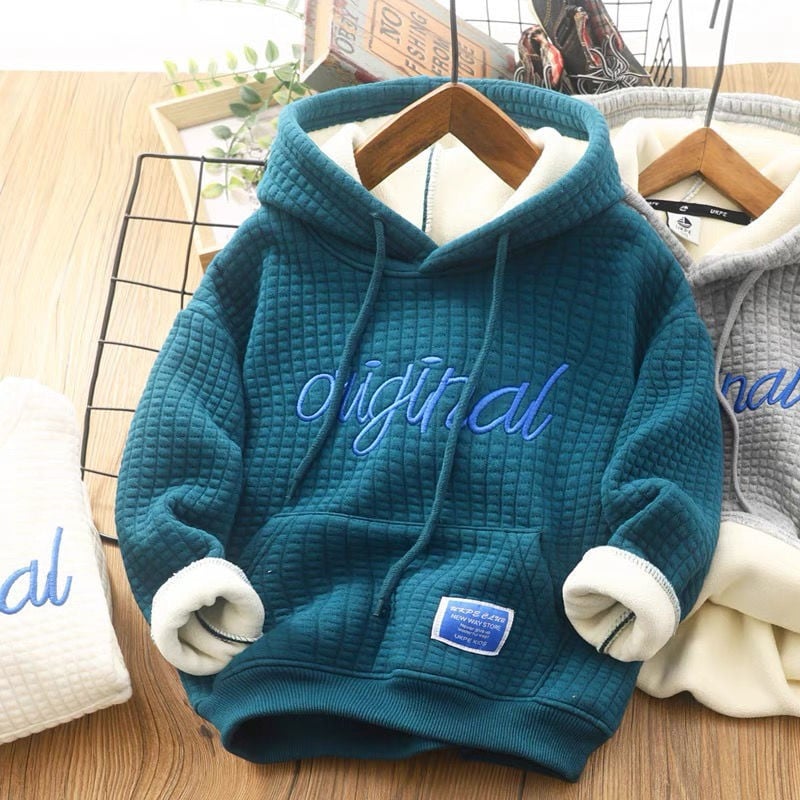 Kids Velvet Fleece Hoodie