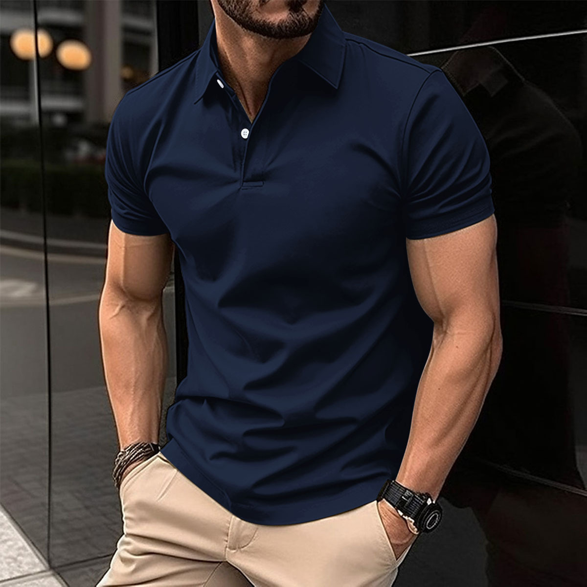 Classic Short Sleeve Polo Shirt