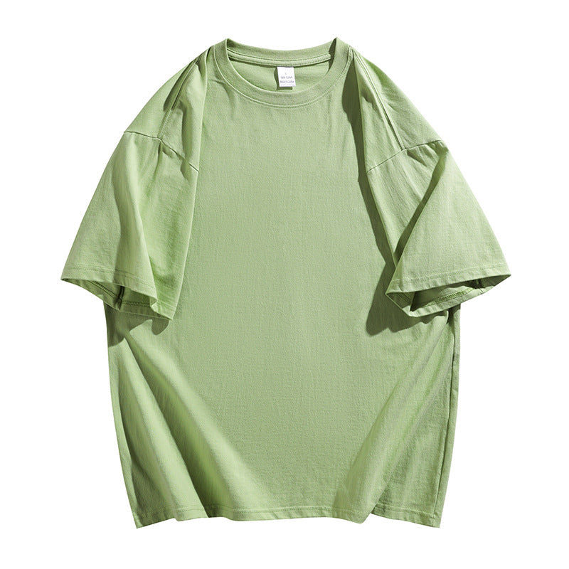 Oversized Cotton T-Shirt with Round Neck