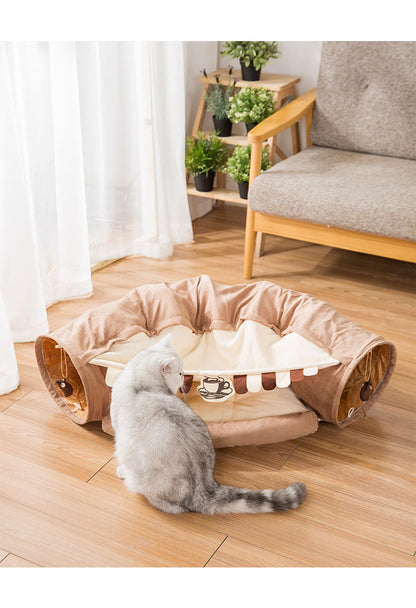 Interactive Cat Tunnel Toy