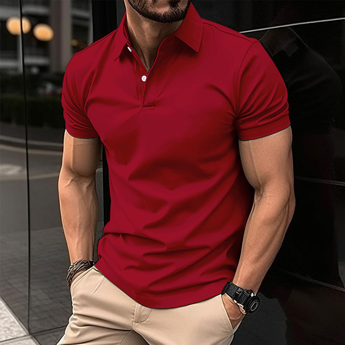 Classic Short Sleeve Polo Shirt