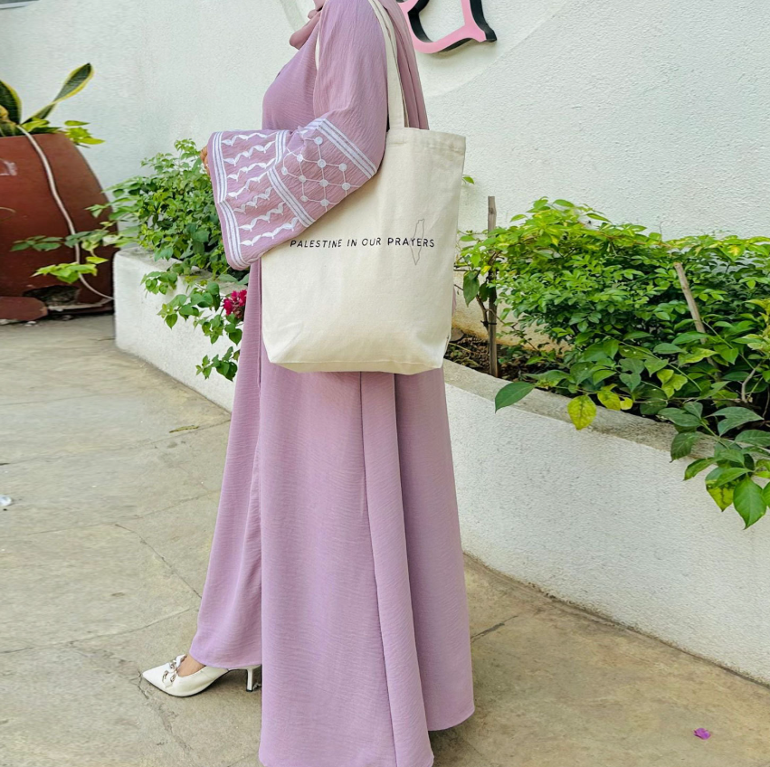 Elegant Embroidered Abaya