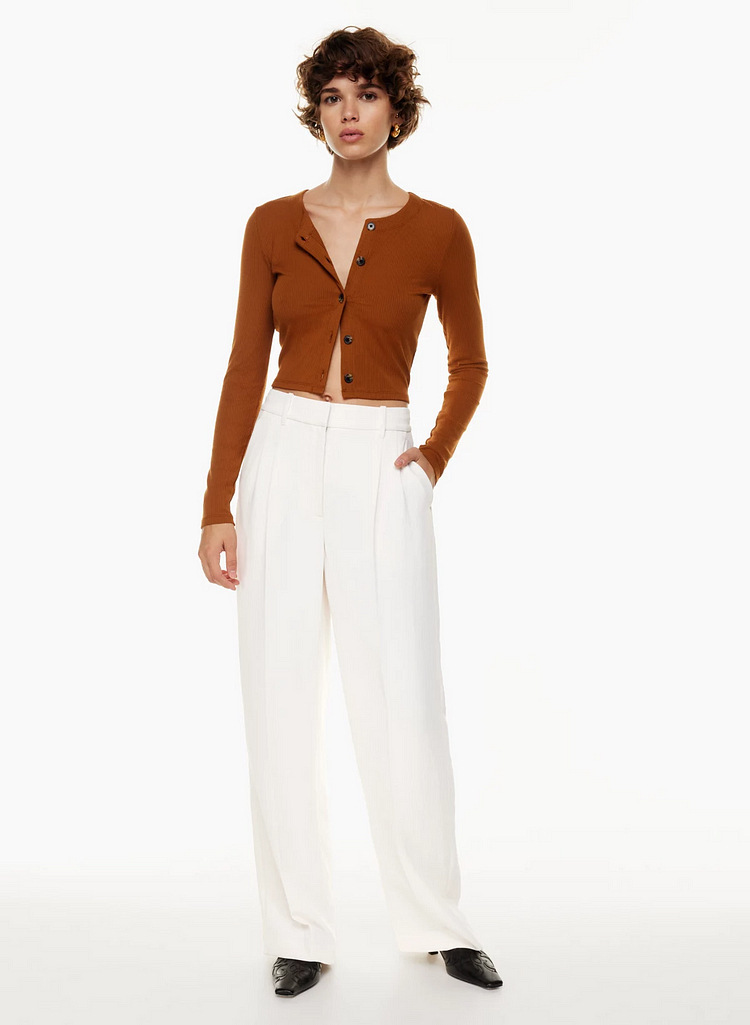 Wide-Legged Pants Suit