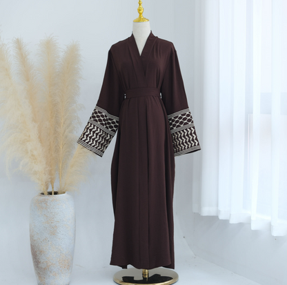 Elegant Embroidered Abaya