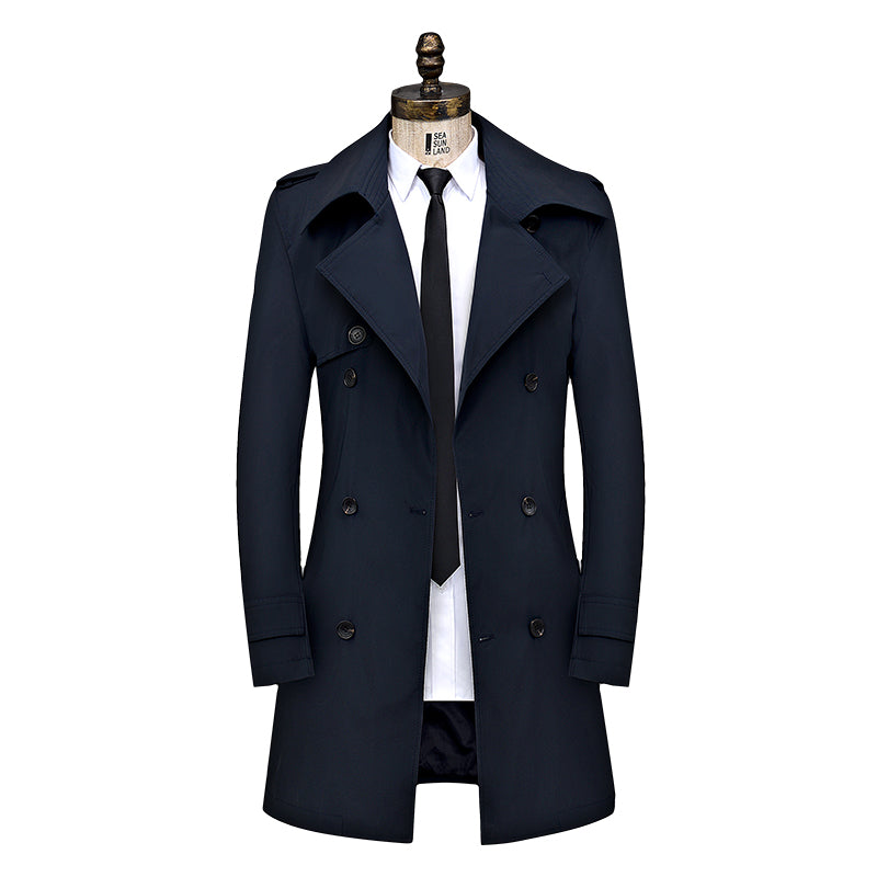 Men's Mid-length Overcoat
