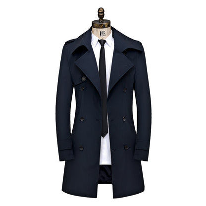 Men's Mid-length Overcoat