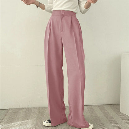 2026 Spring New Women'S Clothing Suit Jacket Casual Pants Set Wide Leg Suit Pants Elegant Office Lady Business Suit Set Blazers