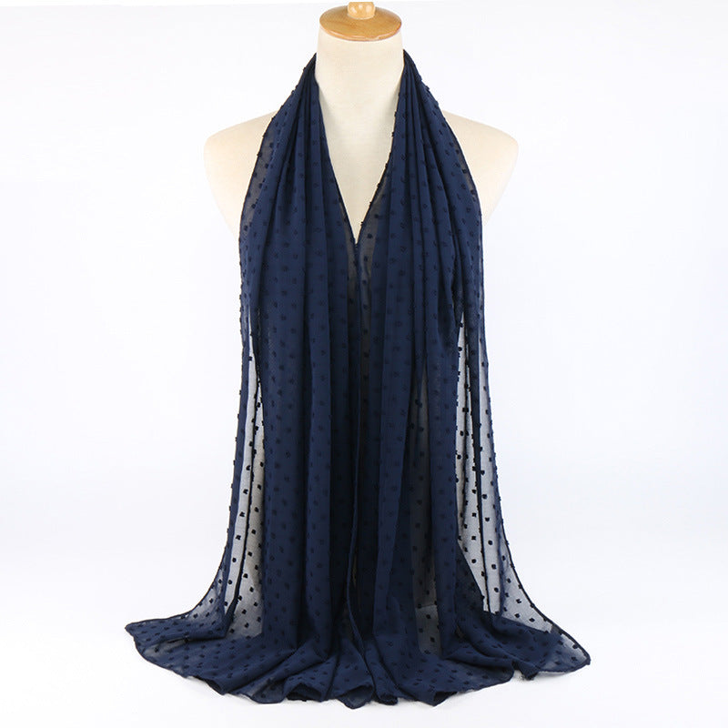 Pearl Chiffon Scarf