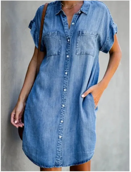 Denim T-Shirt Dress