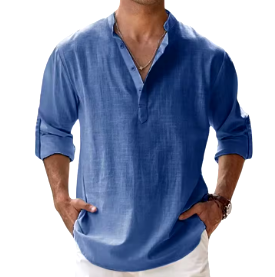Casual Long-Sleeve Loose Fit Shirt