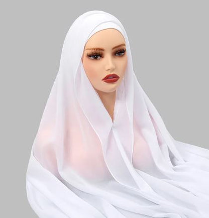 Hijab With Magnetic Buckle