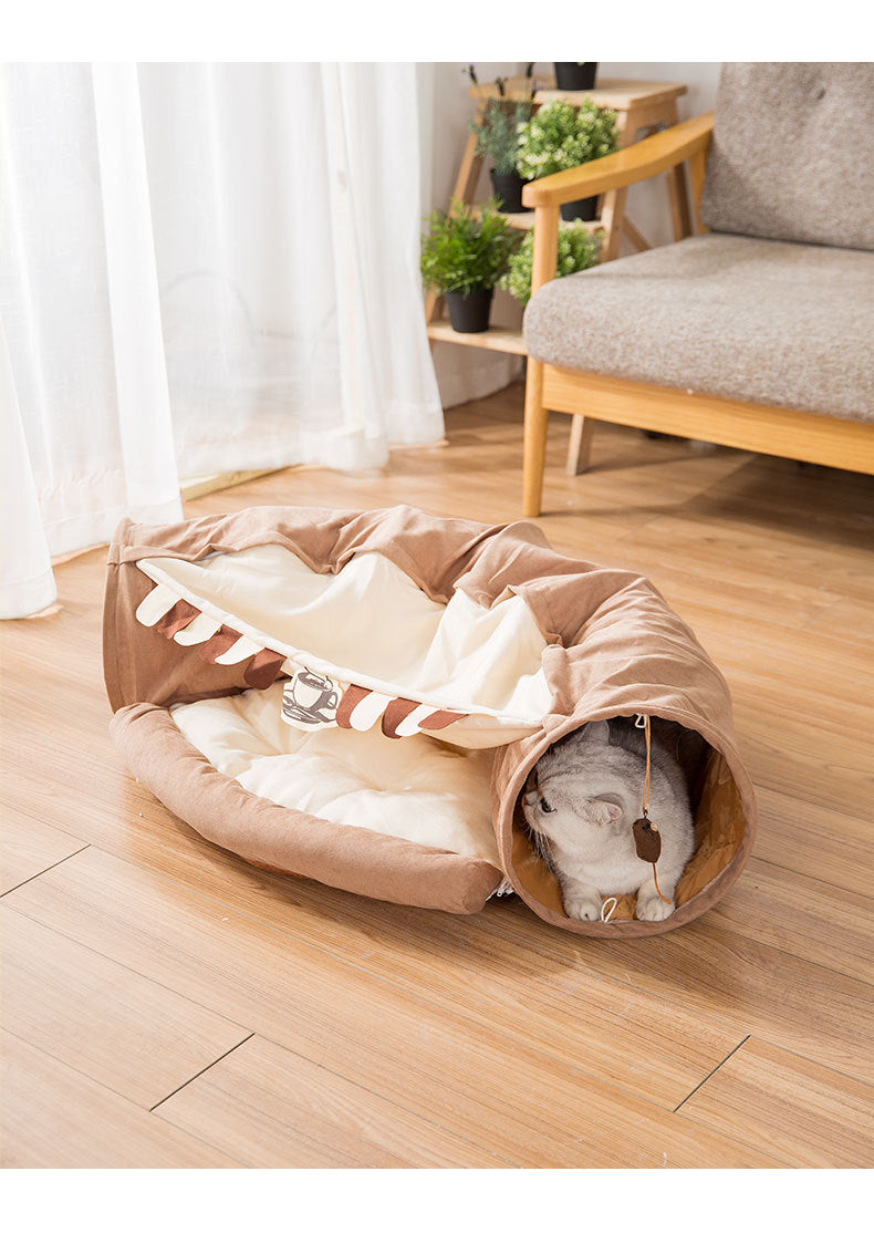 Interactive Cat Tunnel Toy