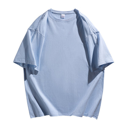 Oversized Cotton T-Shirt with Round Neck