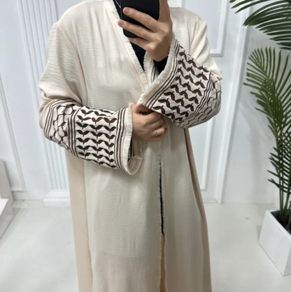 Elegant Embroidered Abaya