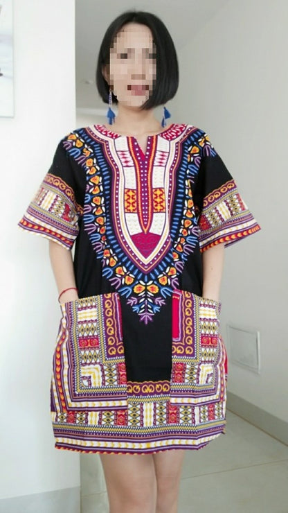 Women’s African Print Dashiki Tunic