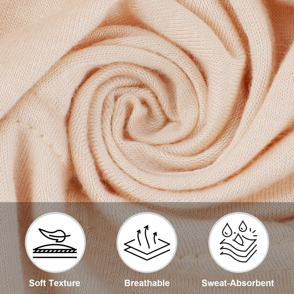4 Pcs Women Hijab Undercap, Islamic Muslim under Hijab Cap Inner under Scarf Hat Turban with Tie Back Closure