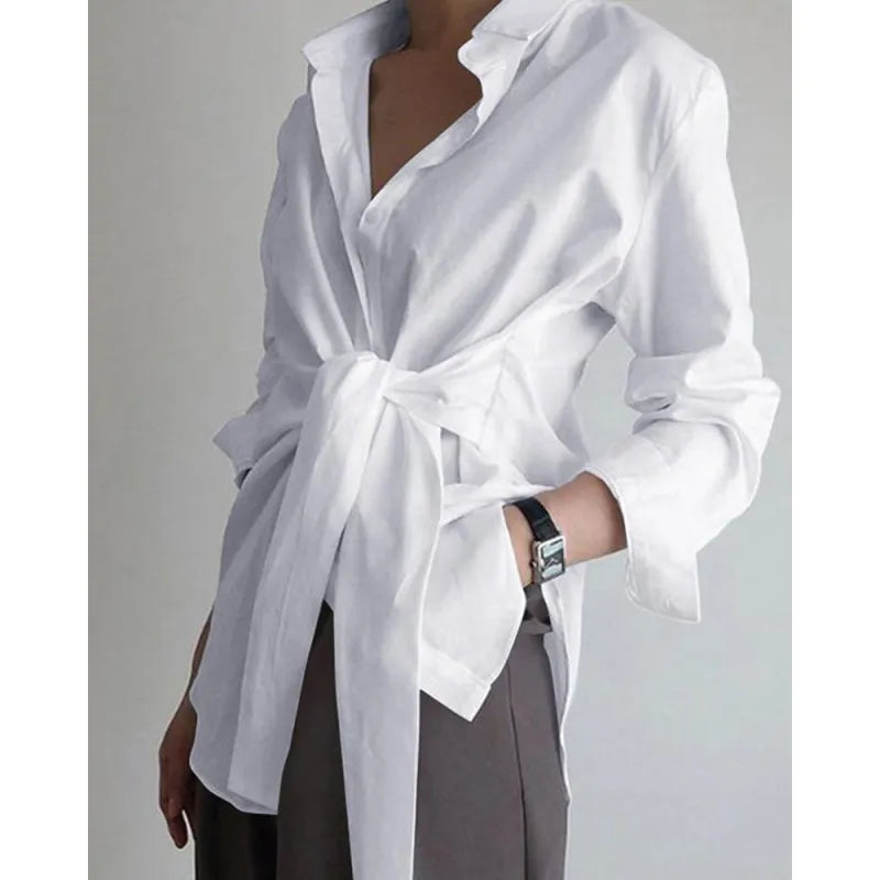 Long Sleeve Casual Blouse