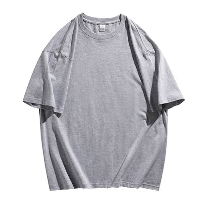 Oversized Cotton T-Shirt with Round Neck