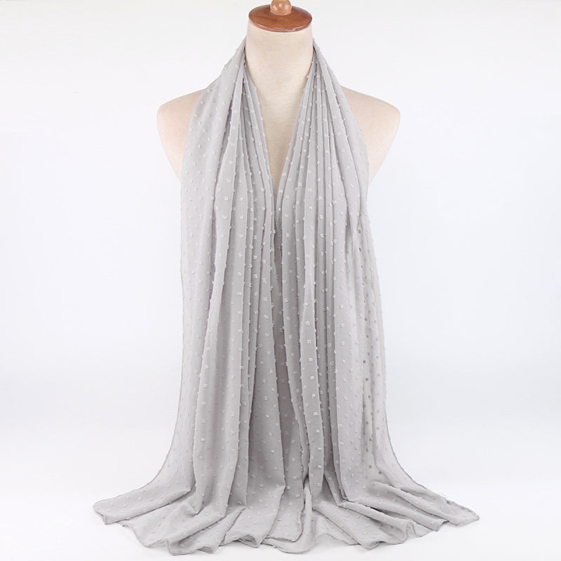 Pearl Chiffon Scarf